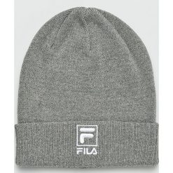 Fila - Czapka. Szare czapki męskie marki Fila, z bawełny. W wyprzedaży za 79,90 zł.