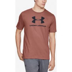 Under Armour Sportstyle Koszulka Brązowy. Pomarańczowe podkoszulki męskie Under Armour, xl, z nadrukiem, z bawełny, bez kołnierzyka, z krótkim rękawem, krótkie. Za 128,95 zł.
