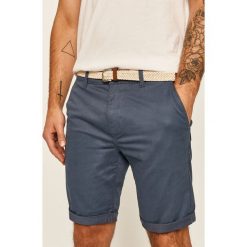 Tom Tailor Denim - Szorty. Szare spodenki i szorty męskie TOM TAILOR DENIM, s, w paski, z elastanu, casualowe. W wyprzedaży za 189,90 zł.