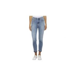 Jeansy slim fit Calvin Klein Jeans J20J211407 - 010 HIGH RISE. Niebieskie jeansy damskie Calvin Klein Jeans, bez wzorów, z jeansu. Za 363,31 zł.