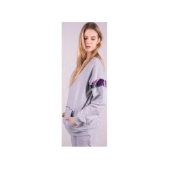 Bluza Damska Basic Szara. Szare bluzy damskie 3 for u, bez wzorów, z bawełny, bez rękawów, bez kaptura. Za 199,00 zł.