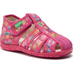 Sandały FRODDO - G1700222 D Fuxia+. Różowe sandały dziewczęce marki Froddo, ze skóry, bez zapięcia. Za 159,00 zł.