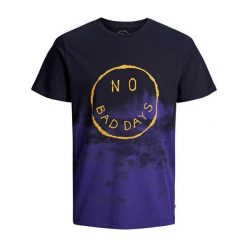 Jack&Jones Męskie Jorinkbleed Tee Ss Crew Neck Slim Total Eclipse (rozmiar S). Koszulki męskie Jack&Jones, s, bez wzorów, z bawełny, bez kołnierzyka, bez rękawów. W wyprzedaży za 32,00 zł.
