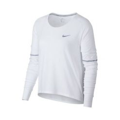 Nike W NK BRTHE TOP LS, 10 | URUCHOMIENIE | KOBIETY | TOP Z DŁUGIM RĘKAWEM | BIAŁY | XL. Białe topy damskie Nike, xl, bez wzorów, z długim rękawem, do biegania, dri-fit (nike). W wyprzedaży za 165,12 zł.