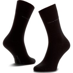 Zestaw 3 par wysokich skarpet męskich TOM TAILOR - 9003 Black 610. Czarne skarpetki męskie marki Tom Tailor, bez wzorów, z elastanu. Za 39,00 zł.