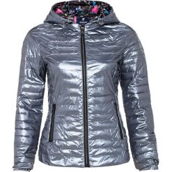 Kurtka w kolorze srebrnym. Szare płaszcze damskie marki Denim Culture, l. W wyprzedaży za 279,95 zł.
