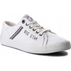 Tenisówki BIG STAR - AA174313 White. Białe tenisówki męskie marki BIG STAR, z gumy. W wyprzedaży za 109,00 zł.