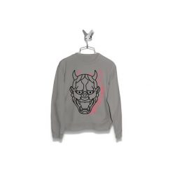 Bluza Japoński Demon Damska. Czarne bluzy damskie Failfake, xs, bez wzorów, bez rękawów, bez kaptura. Za 160,00 zł.