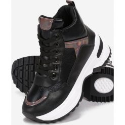 Czarne Sneakersy Devllin. Czarne sneakersy damskie Born2be. Za 109,99 zł.