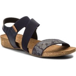 Sandały LASOCKI - 141-01 Granatowy. Niebieskie klapki damskie Lasocki, bez wzorów, ze skóry, bez obcasa. W wyprzedaży za 54,99 zł.