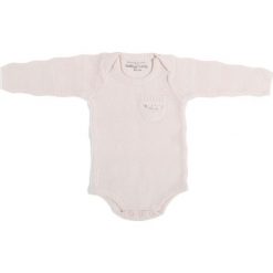Baby's Only, Body tkane w prążki z długim rękawem, Różowe, rozmiar 56 SUPER PROMOCJA -50%. Różowe body niemowlęce Babys Only, bez wzorów, z długim rękawem. Za 71,96 zł.