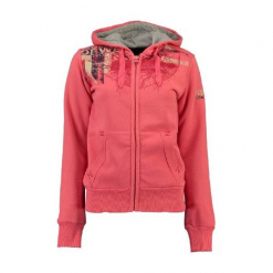Geographical Norway Bluza Damska Gasmine Xxl Różowa. Czerwone bluzy rozpinane damskie Geographical Norway, xxl, z nadrukiem. W wyprzedaży za 189,00 zł.