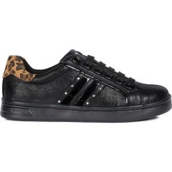Geox - Buty DJRock. Czarne buty sportowe damskie Geox, bez wzorów, ze skóry, sportowe. W wyprzedaży za 219,90 zł.