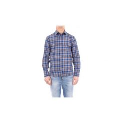 Koszule z długim rękawem Msgm 2340ME14174512. Szare koszule męskie MSGM, m, bez wzorów, bez kołnierzyka, z długim rękawem. Za 698,40 zł.
