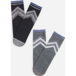 Skarpetki 2 pack - Szary. Szare skarpetki damskie Reserved, bez wzorów. Za 24,99 zł.