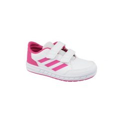 Buty Dziecko adidas AltaSport CF K D96828. Szare trampki dziewczęce Adidas, bez wzorów, bez zapięcia. Za 129,99 zł.