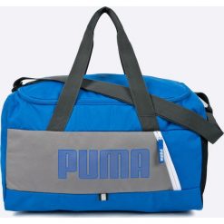 Puma - Torba. Niebieskie torby sportowe męskie marki Puma, z poliesteru, sportowe, na ramię, małe. W wyprzedaży za 89,90 zł.