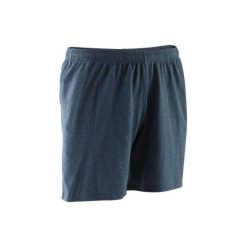 Spodenki Gym do uda 100. Szare bermudy męskie DOMYOS, m, z bawełny. Za 19,99 zł.