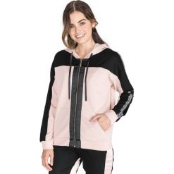 Liu Jo Bluza Czarny Różowy. Różowe bluzy damskie Liu Jo, s, bez wzorów, z elastanu, sportowe, bez rękawów, bez kaptura. Za 686,95 zł.