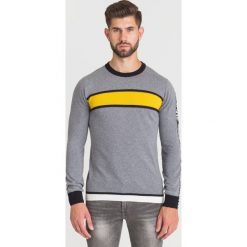 SWETER ICE PLAY. Szare swetry męskie Ice Play, xxl, bez wzorów, z wełny, z okrągłym kołnierzem, bez kaptura. Za 439,50 zł.
