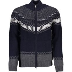 Bluzy męskie: Bluza w kolorze granatowo-szarym
