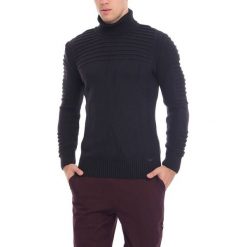Golfy męskie: Sweter w kolorze granatowym