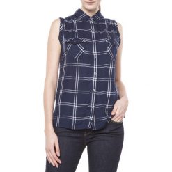 SuperDry Bluzka Niebieski. Niebieskie bluzki damskie Superdry, xs, w kratkę, z wiskozy. Za 292,95 zł.