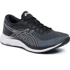Buty ASICS - Gel-Excite 6 Twist 1011A610 Black/White 001. Czarne buty sportowe męskie Asics, ze skóry ekologicznej, bez zapięcia, do biegania. W wyprzedaży za 239,00 zł.