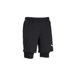 Spodenki 2 w 1 Gym & Pilates męskie. Czarne spodenki sportowe męskie Puma, xl, bez wzorów, z bawełny, sportowe, na jogę i pilates. Za 129,99 zł.