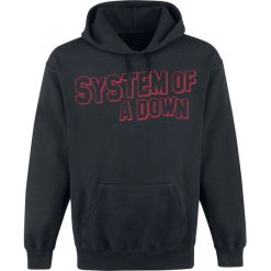 Bluzy męskie: System Of A Down Mushroom People Bluza z kapturem czarny