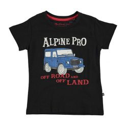 T-shirty chłopięce z nadrukiem: Koszulka „Anano” w kolorze czarnym