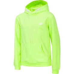 Bluza chłopięca (122-164) JBLM217A - limonka neon. Bluzy chłopięce 4F JUNIOR, bez wzorów, z elastanu, bez rękawów, bez kaptura. W wyprzedaży za 59,99 zł.