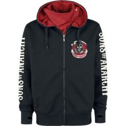 Sons Of Anarchy American Outlaw Bluza z kapturem rozpinana czarny. Czarne bluzy męskie marki Sons Of Anarchy, l, z nadrukiem, z kapturem. Za 244,90 zł.