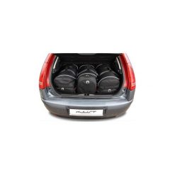 CITROEN C4 HATCHBACK, 2004-2010- TORBY DO BAGAŻNIKA 3 SZT KJUST - 7010103. Czarne torby podróżne KJUST, bez wzorów, z kauczuku, klasyczne. Za 859,00 zł.