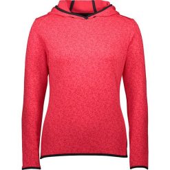 Bluza polarowa w kolorze czerwonym. Czerwone bluzy damskie CMP Women, z nadrukiem, ze skóry, bez rękawów, bez kaptura. W wyprzedaży za 129,95 zł.