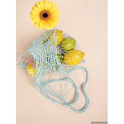 Shopper bag damskie: NET BAG – Niebieska
