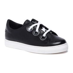 Skórzane sneakersy w kolorze czarnym. Trampki i tenisówki damskie Tosca Blu, Bagatt. W wyprzedaży za 239,95 zł.