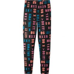 Legginsy bonprix czarny. Czarne spodnie dziewczęce bonprix, bez wzorów, sportowe. Za 27,99 zł.