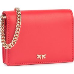 Torebka Pinko Jolie Simply Credit Card PE20 PLTT 1P21KX Y5FF. Czerwone torebki klasyczne damskie Pinko, bez wzorów, wizytowe, bez dodatków. W wyprzedaży za 309,00 zł.