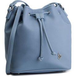 Torebka U.S. POLO ASSN. - New Ports. Bucket Bag BEUNP0435WVP/213 Light Blue. Niebieskie torebki klasyczne damskie U.S. Polo Assn., bez wzorów, ze skóry ekologicznej, bez dodatków. W wyprzedaży za 199,00 zł.