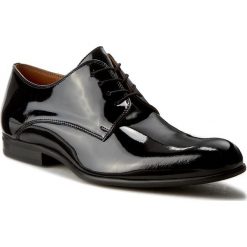 Półbuty GINO ROSSI - Staf MPV745-T30-0600-9900-0 99. Czarne buty wizytowe męskie marki Gino Rossi, bez wzorów, ze skóry, eleganckie, bez zapięcia. W wyprzedaży za 209,00 zł.
