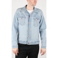 Wrangler Kurtka Niebieski. Niebieskie płaszcze męskie Wrangler, l, bez wzorów, z bawełny, vintage. Za 585,95 zł.