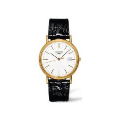 LONGINES LES GRANDES L4.790.2.12.2. Białe zegarki męskie marki LONGINES, ze stali. Za 3100,00 zł.