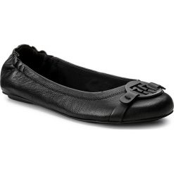 Baleriny TOMMY HILFIGER - Appeleton 1A FW0FW02718 Black 990. Czarne baleriny damskie TOMMY HILFIGER, bez wzorów, ze skóry, bez obcasa. W wyprzedaży za 249,00 zł.