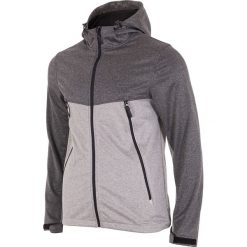 Softshell męski SFM004 - szary melanż. Szare kurtki sportowe męskie 4f, na lato, m, melanż, z materiału, outdoorowe. W wyprzedaży za 119,99 zł.