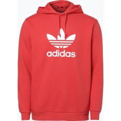 Bluzy męskie: adidas Originals - Męska bluza nierozpinana, czerwony
