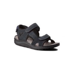 LASOCKI FOR MEN MI18-877B. Niebieskie sandały męskie Lasocki For Men, ze skóry, bez zapięcia. Za 119,99 zł.