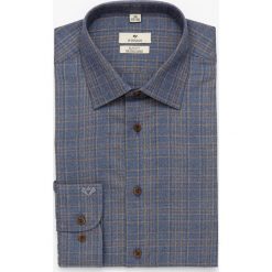 Koszula winberg f2969 długi rękaw slim fit niebieski. Niebieskie koszule męskie Recman, m, bez wzorów, bez kołnierzyka, z długim rękawem. Za 119,99 zł.