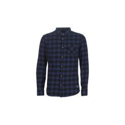 Koszule z długim rękawem Rip Curl CHECK IT LS SHIRT. Niebieskie koszule męskie Rip Curl, s, bez wzorów, bez kołnierzyka, z długim rękawem. Za 224,10 zł.