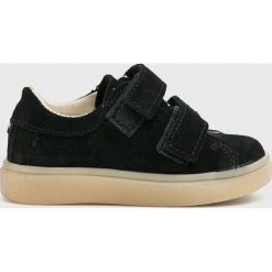 Mrugała - Buty dziecięce. Niebieskie trampki chłopięce Mrugała, bez wzorów, ze skóry, sportowe, bez zapięcia. W wyprzedaży za 149,90 zł.